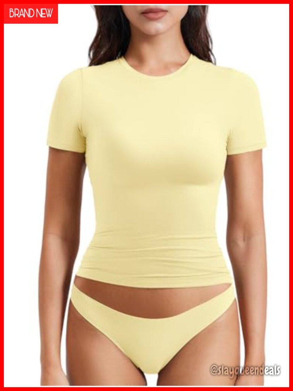 Fitted Compression Workout Tank Top Crew Neck Stretch Gym Yoga Running Y2K